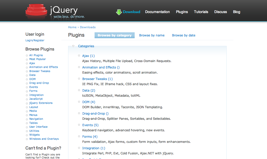 jQuery Plugin Repository
