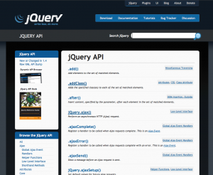 jQuery API Home Page